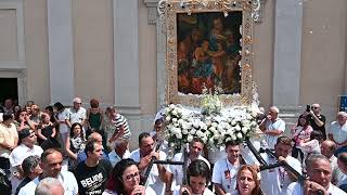 Zungri MADONNA DELLA NEVE. Festa 2024. Uscita Processione.