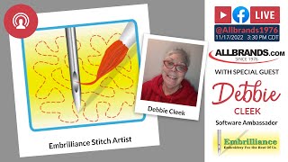 THE ALLBRANDS SHOW | Embrilliance Stitch Artist