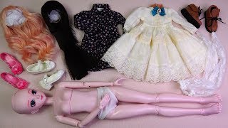 ★구체관절인형??50cm 바비걸 중국 관절인형 개봉기/가발,옷 입히기★JOINT DOLL Barbie Girl Unboxing/人偶