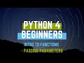 Python Functions - Using Parameters/Arguments