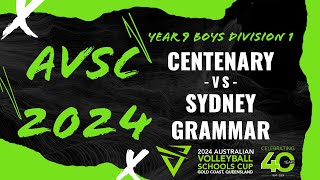 Centenary vs Sydney Grammar AVSC 2024 Y9B1   15 10 2024