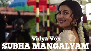 Vidya Vox - Subha Mangalyam | Made in the stars (Official Audio)