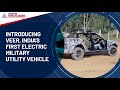 Auto Expo 2023: Introducing Veer, India's first electric Military Utility Vehicle | Asianet Newsable