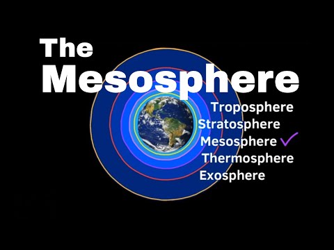 What is the density in the mesosphere?