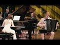 duo wolańska gajda poulenc concerto for two pianos piano and accordion 1st mov. live 2022