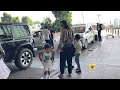 Saif Ali Khan with family spotted at the airport.