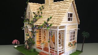 DIY: How to make a Popsicle Stick House