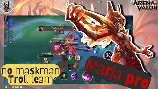 AOV;Marja Mid Lane Gameplay||Troll Team(@idlehands1571 )