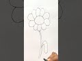 How to draw sunflower|sunflower drawing,shorts