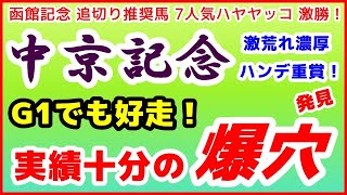 中京記念2022予想【G1でも好走した実績十分の爆穴 発見】激荒れ濃厚のハンデ重賞！