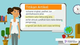 Materi pembelajaran Artikel