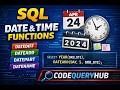 SQL Date & Time Functions Explained | DATEADD, DATEDIFF, DATEPART, DATENAME | SQL Tutorial #sql