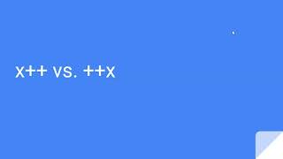 x++ vs. ++x in Java (introduce with examples)