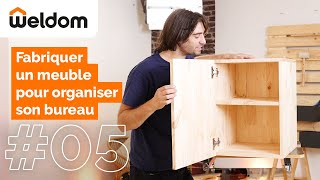 Weldom - Comment fabriquer un meuble pour organiser son bureau pour le télétravail ?