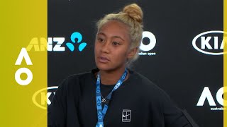 Destanee Aiava press conference (1R) | Australian Open 2018