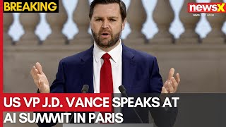 US VP J.D. Vance Speaks at AI Summit in Paris, France | NewsX