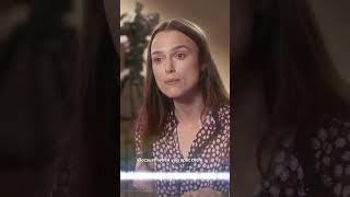 Keira Knightley talking about her struggles with dyslexia