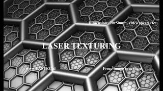 Laser texturing from image