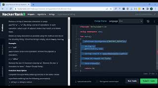 HackerRank : Super reduced string