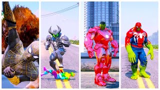 SUPERHERO MEGA BATTLE #248 MARVEL AND SUPERHERO SPIDERMAN VS VENOM VS HULKBASTER VS HULK