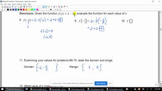 7.1B Lesson: Function Rules and Function Notation - Part III