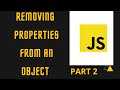 How to remove properties from an object without mutating or altering the original object