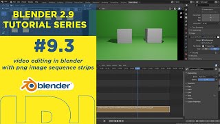 Blender 2.9 beginner tutorial series #9.3 - How to render animation video in blender in png sequence