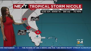 NEXT Weather: Tropical Storm Nicole 11/10/2022 4AM