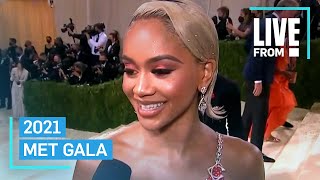 Saweetie Wears Dress with 10 Million Crystals at 2021 Met Gala | E!