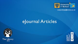eJournals
