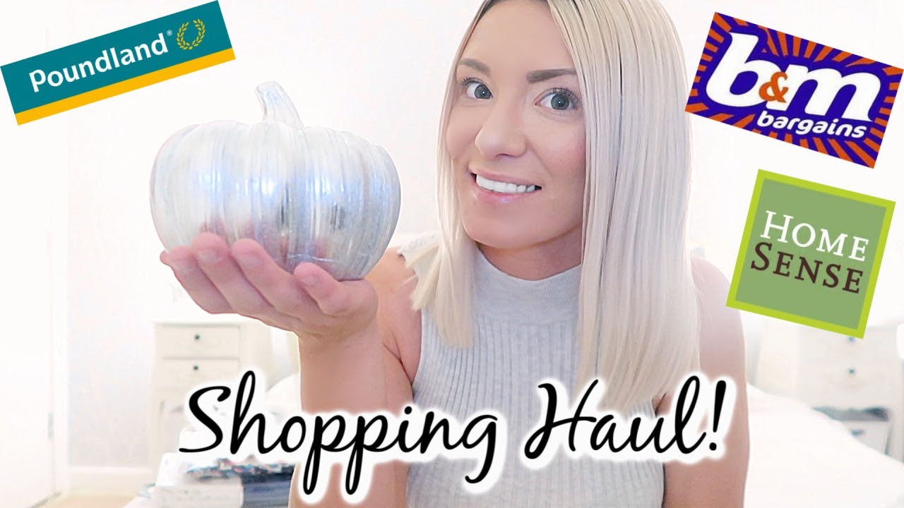 SHOPPING HAUL | B&M | HOMESENSE | POUNDLAND HOMEWARE HAUL - YouTube