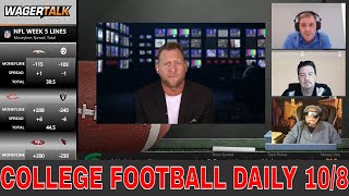 College Football Week 6 Betting Picks, Predictions and Odds | College Football Daily | Oct 8