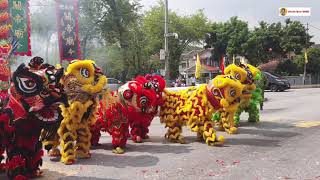 2022 The Blissful Lion Dance Performance #慶祝關聖帝君千秋寶誕 #雙威鎮關帝廟 #製龍文化體育會