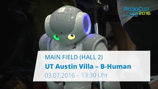 [RoboCup 2016] SPL Final: B-Human - UT Austin Villa