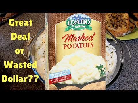 DollarTree...Idaho Supreme Mashed Potatoes | Great Deal Or Wasted Dollar?? DollarTree...Idaho Supreme Mashed Potatoes | Great Deal Or Wasted Dollar??