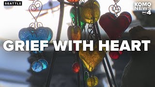 Grief with heart: Celebrating the ongoing nature of love with Seattle made glass hearts