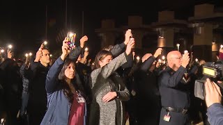 Candlelight vigil honors the memory of fallen North Las Vegas Officer Roscow