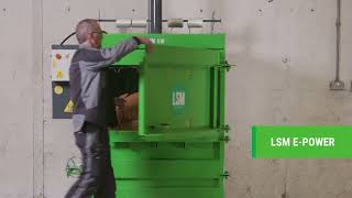 Mini Mill size cardboard baler - features