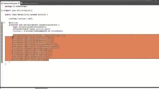 Android Tutorial - Simple ListView