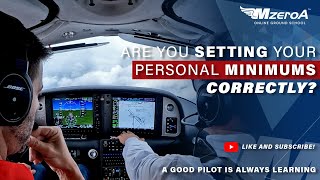 Are You Setting Your Personal Minimums Correctly Here S How