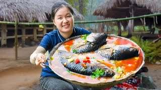 How to Cook Delicious Giant Fish Stew - Traditional Countryside Cuisine | Cooking Family | JolieLife