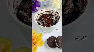 Oreo Mug Cake 🧁✨ NO EGG🥚,NO FLOUR || #recipe #shortsfeed #shorts