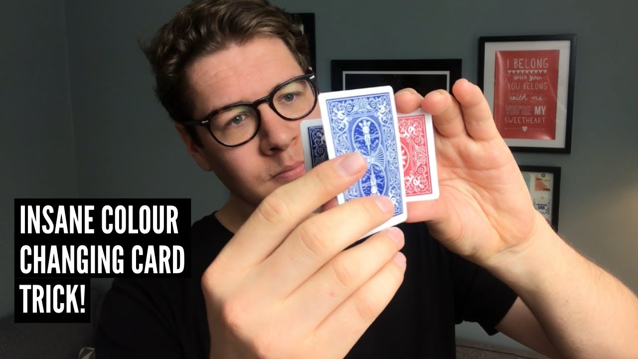 Colour Changing Card Trick - YouTube