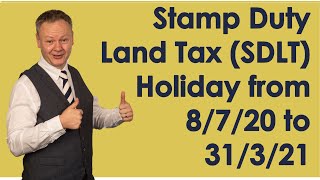 Stamp Duty Land Tax Holiday - 0% 1st £500,000