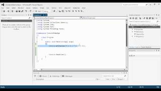 C# Lesson 08 - Console Output (Console.WriteLine)