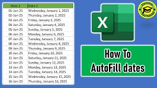 How to Autofill Dates in Excel (Quick and Easy)