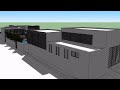 recorrido virtual en sketchup