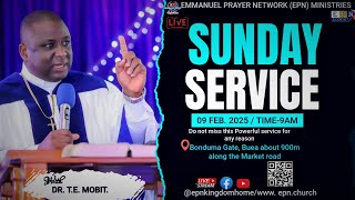 SUNDAY LIVE SERVICE  WITH  DR.T.E MOBIT