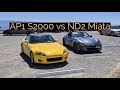 Honda S2000 AP1 vs Mazda Miata ND2 - Head to Head Review!