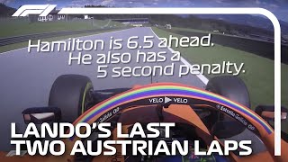 Lando Norris' Last Two Laps In Full With Team Radio | 2020 Austrian Grand Prix